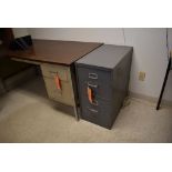 HON TWO DRAWER OFFICE FILE CABINET, 27"D x 29"H x 15"W
