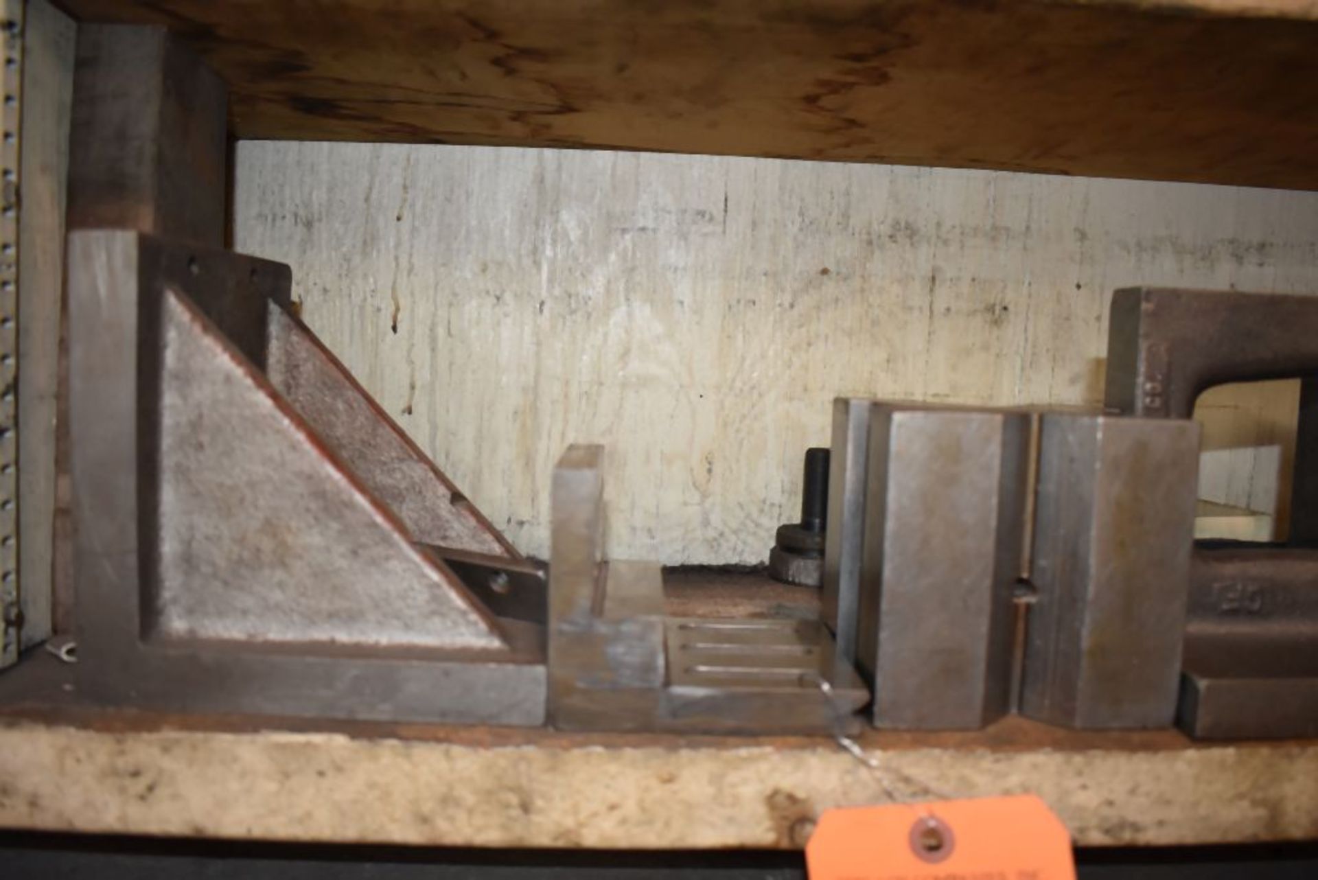CONTENTS OF THIS SHELF, ANGLE PLATES, V-BLOCK AND MISC. - Image 2 of 2