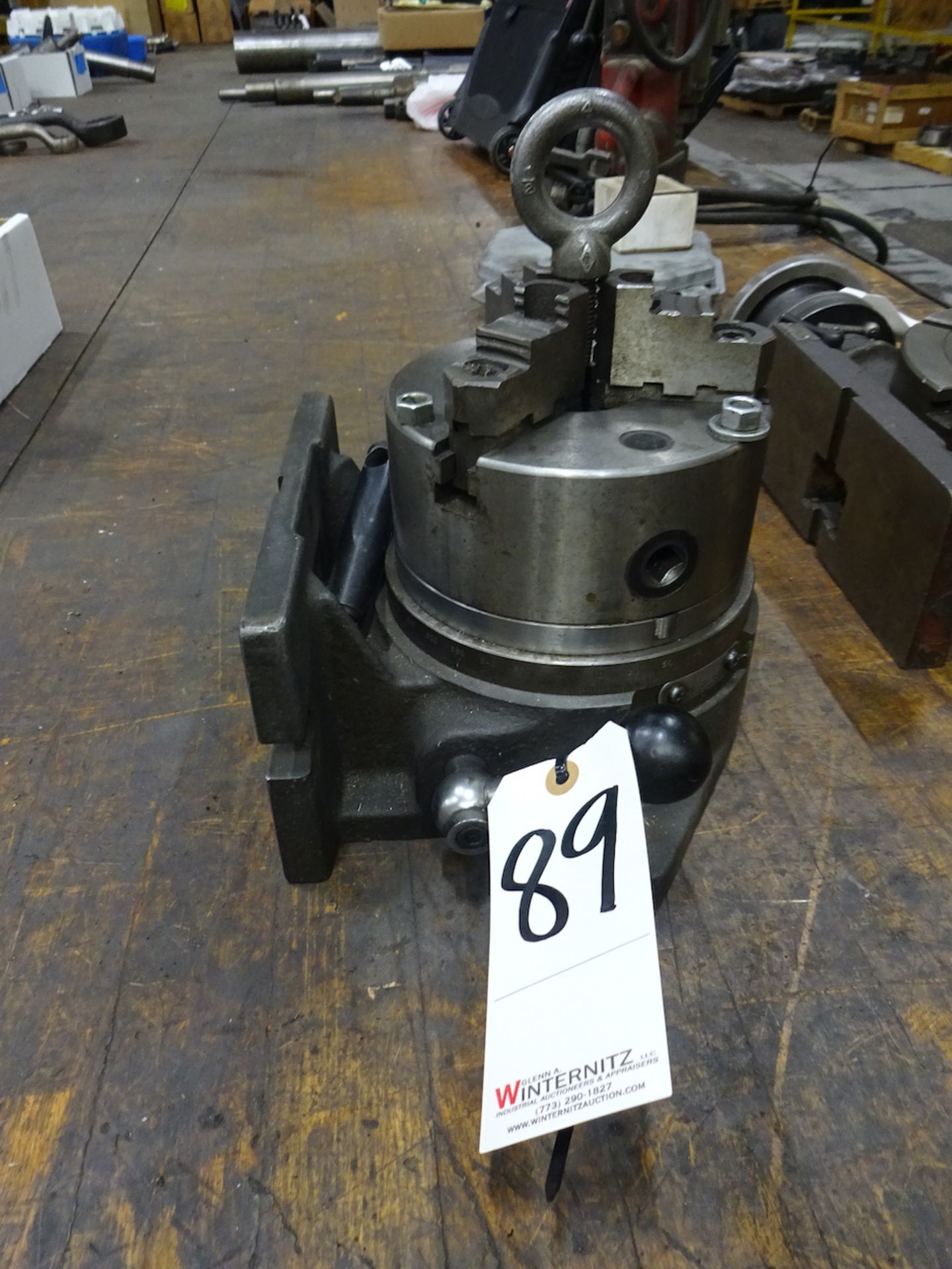 ROTARY TABLE WITH 6.5 IN. 3-JAW CHUCK