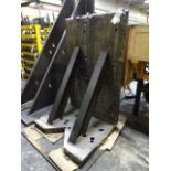 LOT: (2) LARGE ANGLE PLATES, 59 IN. X 31 IN. X 19 IN.