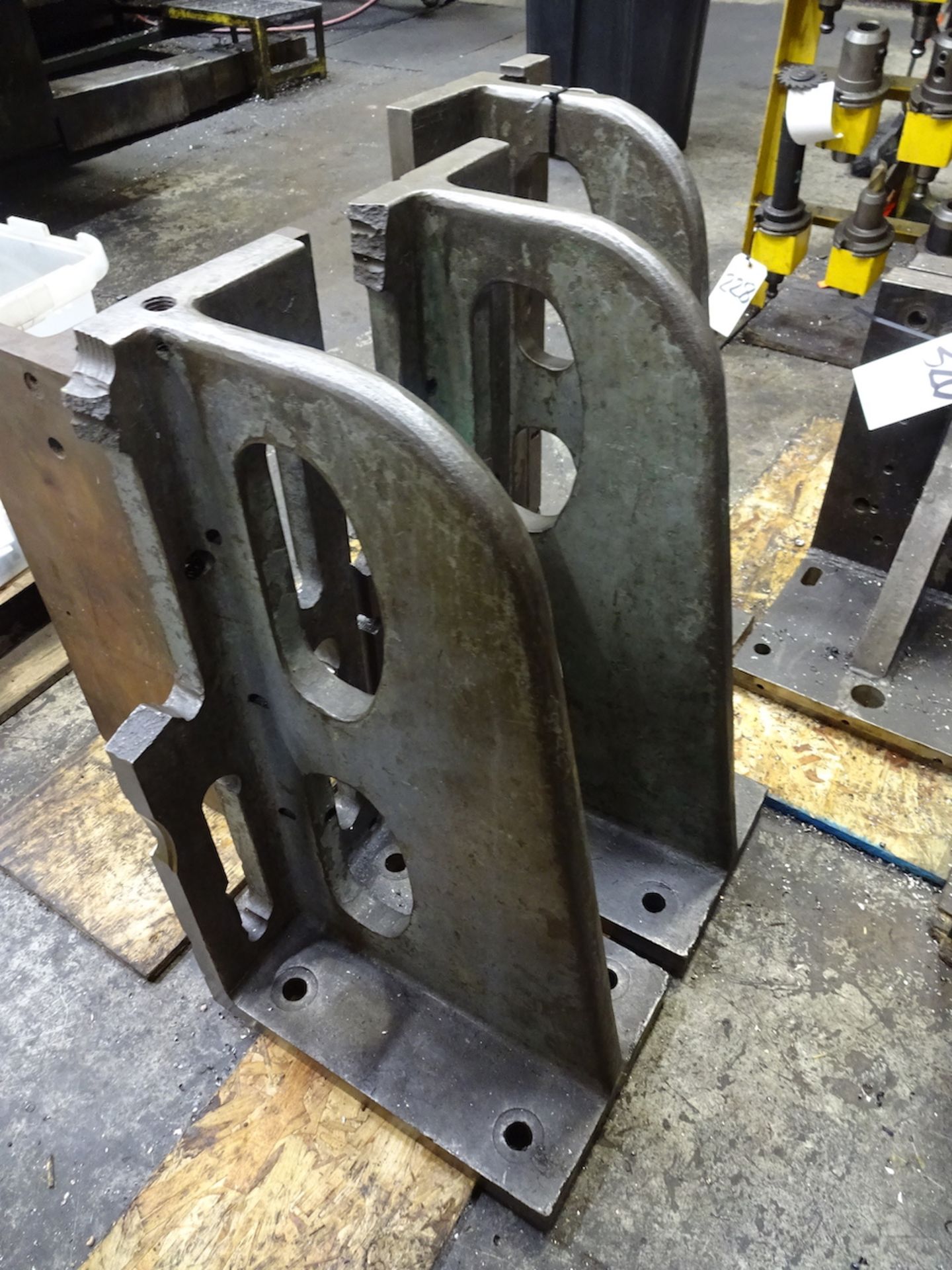 LOT: (3) ASSORTED ANGLE PLATES - Image 2 of 2