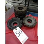LOT: (4) INDEXABLE FACE MILLS