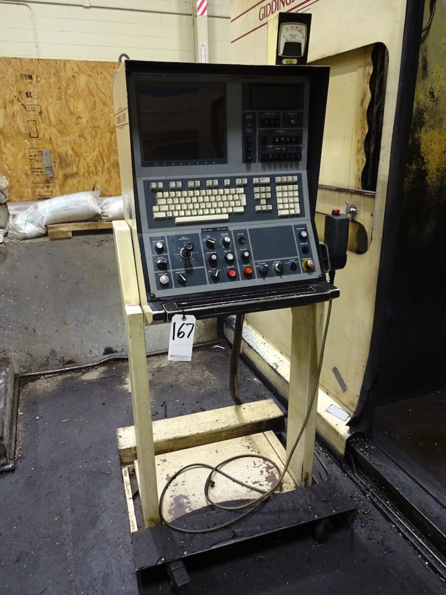 1999 GIDDINGS & LEWIS 84 IN. MODEL 84VTC CNC VERTICAL BORING MILL, S/N 515-0031-99, 96 IN. SWING, 84 - Image 20 of 36