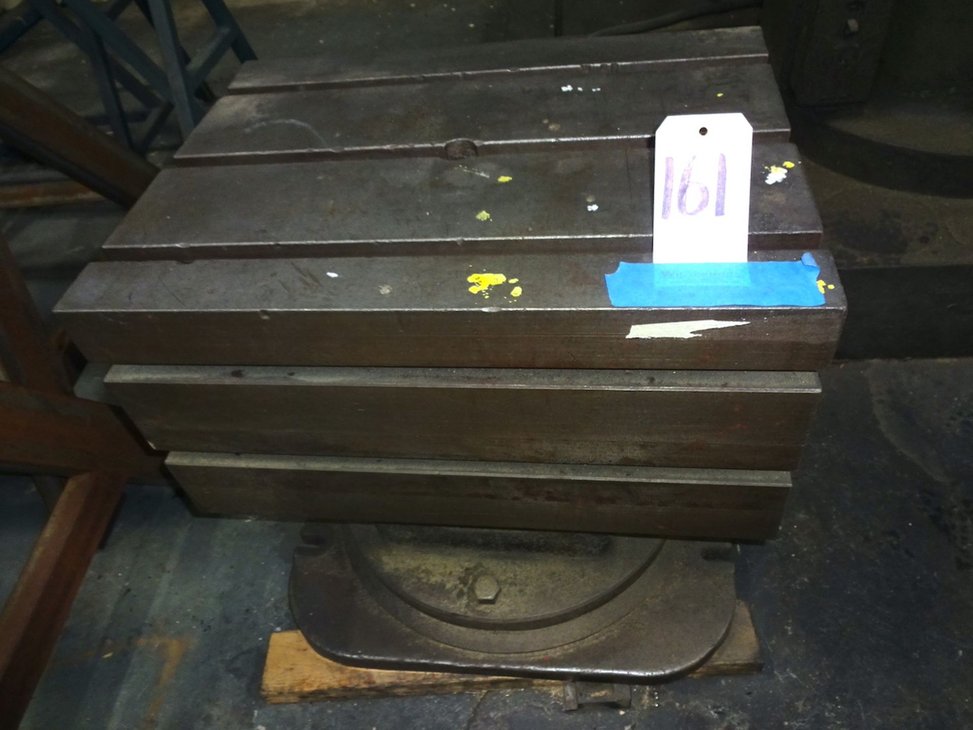 RADIAL ARM DRILL BOX TABLE, 24 X 18-1/2 , 24 X 12 - Image 2 of 3