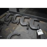 LOT: (4) ASSORTED LARGE C CLAMPS