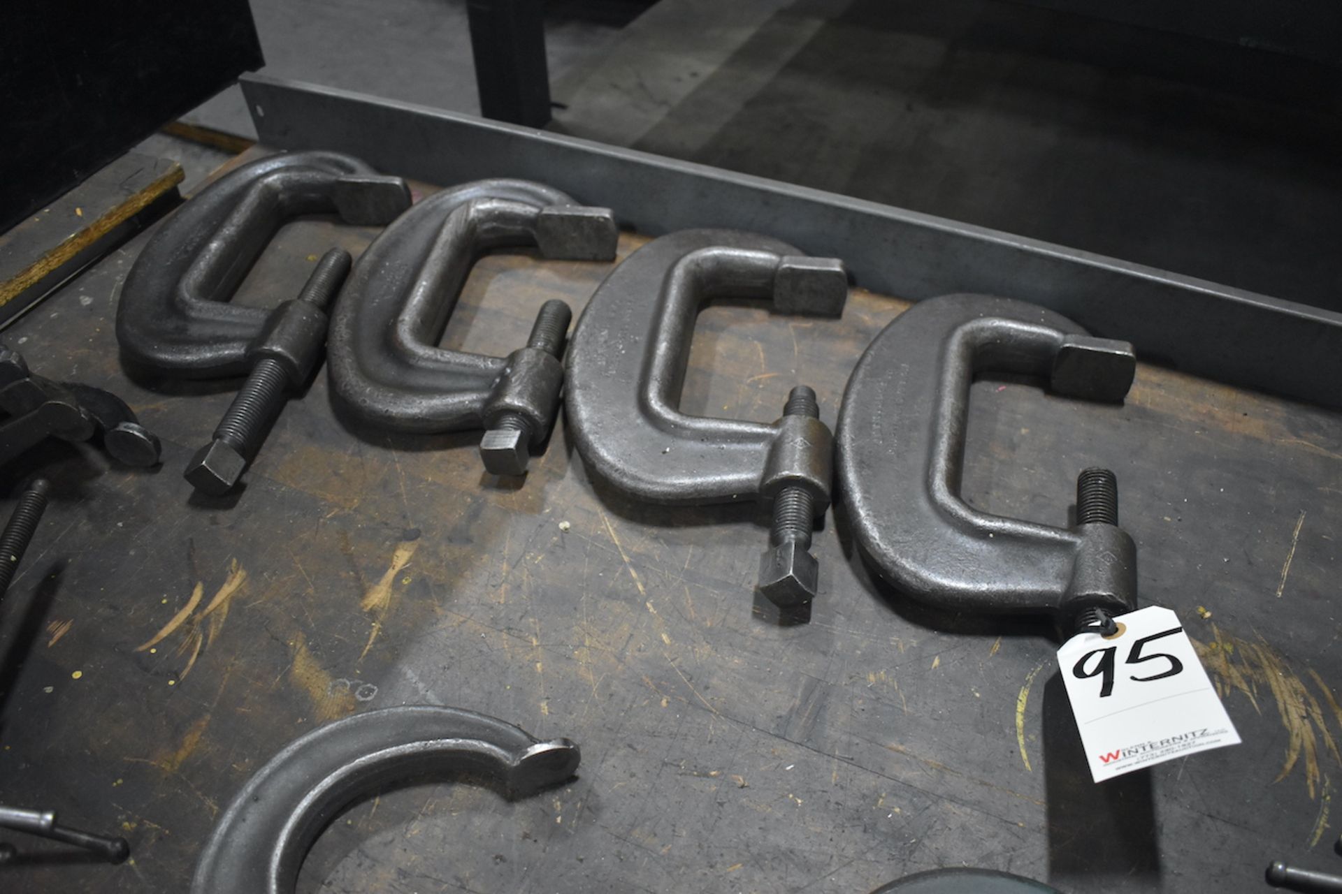 LOT: (4) ASSORTED LARGE C CLAMPS