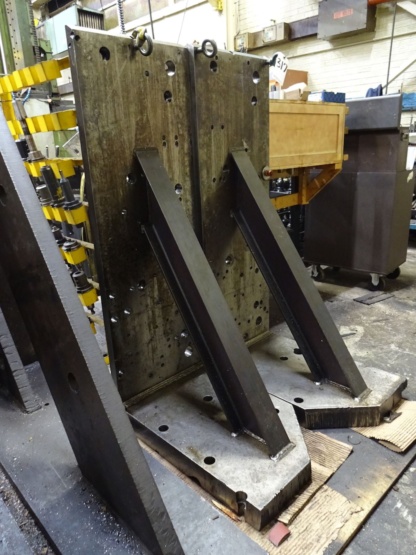 LOT: (2) LARGE ANGLE PLATES, 59 IN. X 31 IN. X 19 IN. - Image 2 of 3