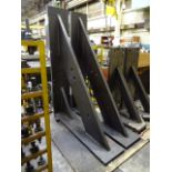 LOT: (2) LARGE ANGLE PLATES, 84 IN. X 62 IN. X 16 IN., 2 IN. THICK