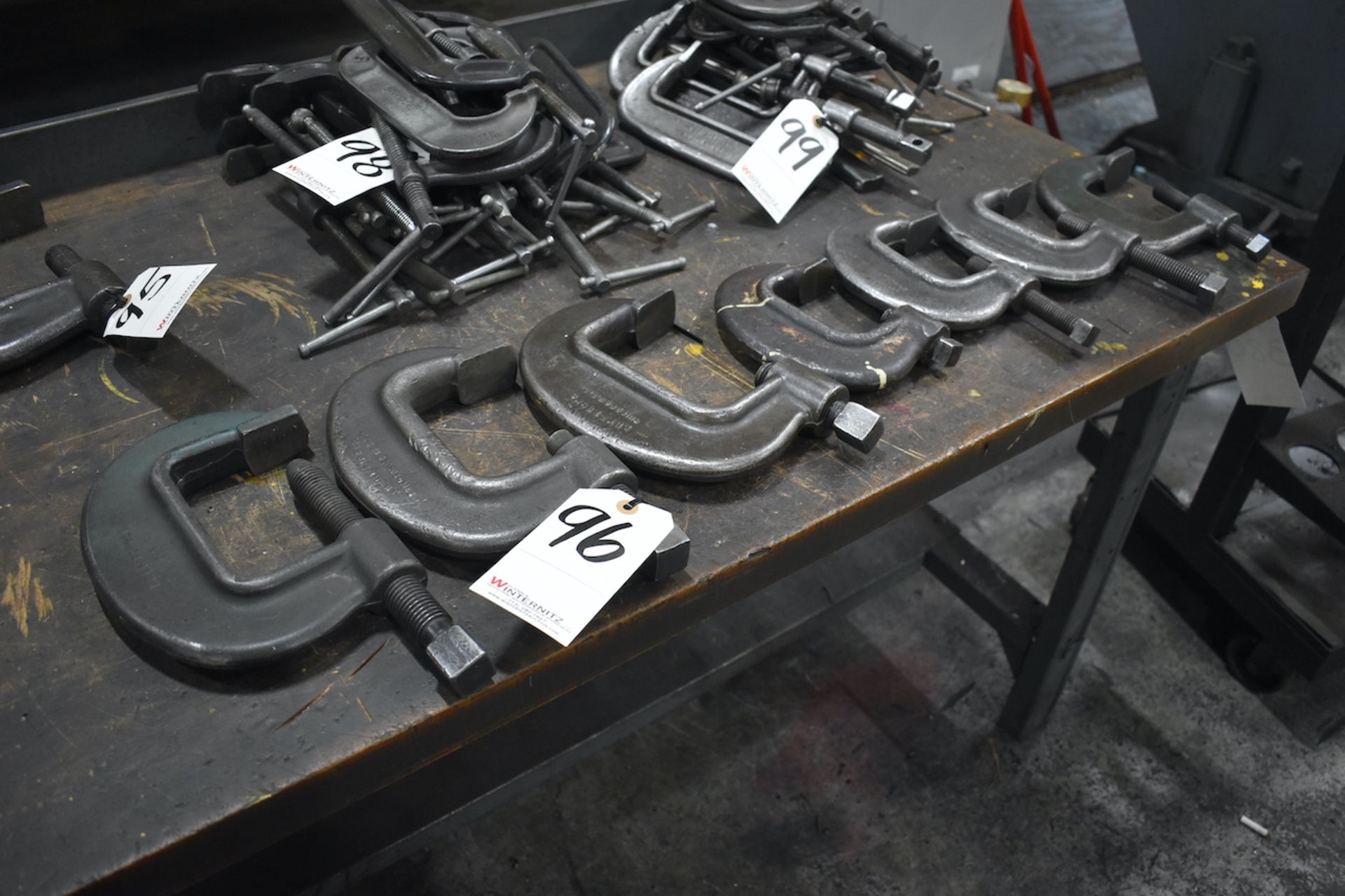 LOT: (7) ASSORTED C CLAMPS