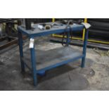 STEEL TABLE (NO CONTENTS)