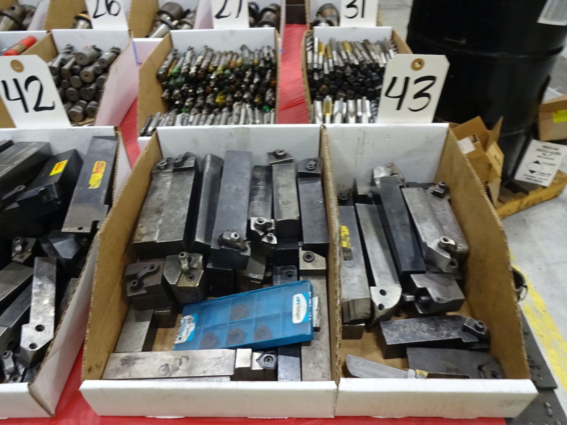 LOT: ASSORTED INDEXABLE BORING BARS (IN 2 BOXES)