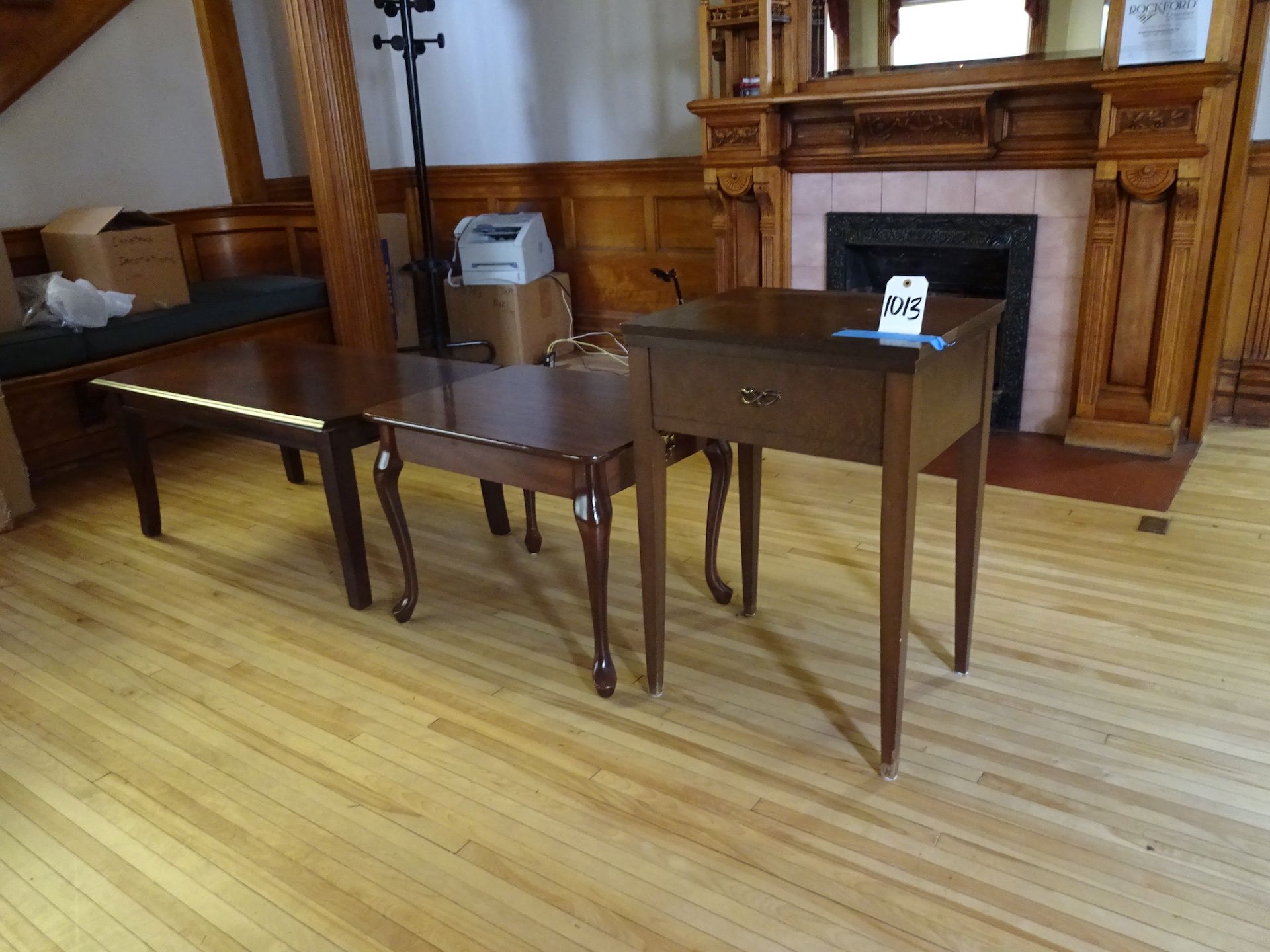 COFFEE TABLE & TWO SIDE TABLES (LOCATION - 6TH STREET)