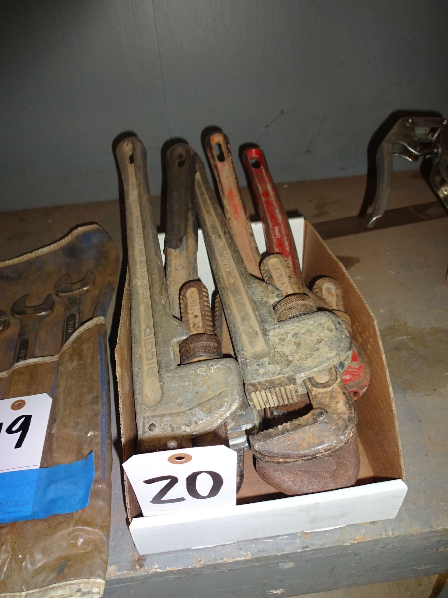 ASSORTED PIPE WRENCHES