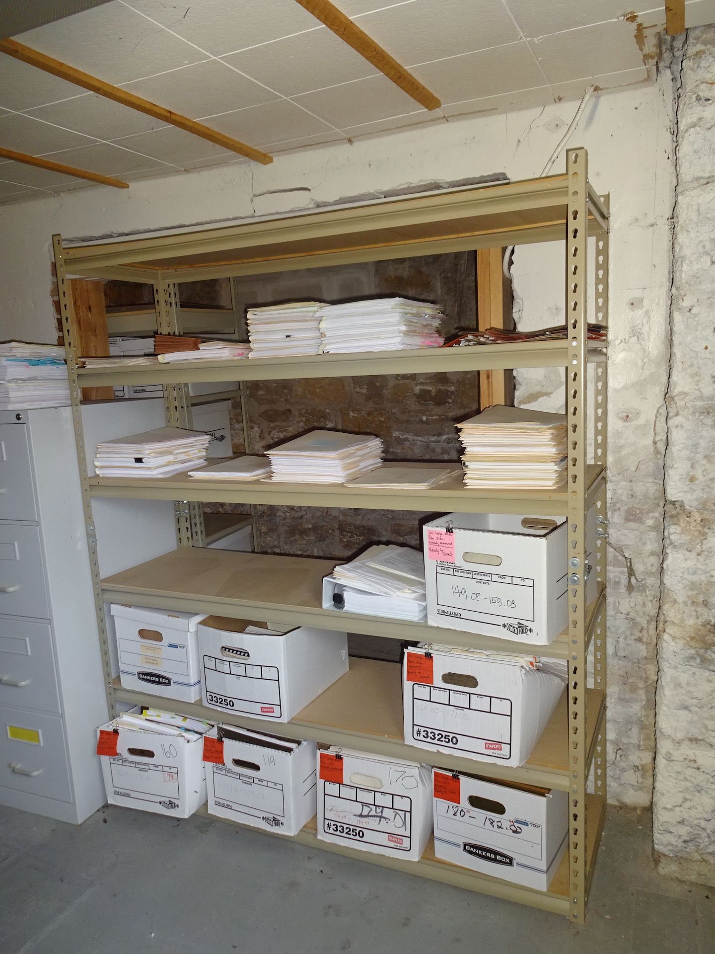 LOT: (9) SECTIONS OF ADJUSTABLE SHELVING (LOCATION - 6TH STREET) - Image 4 of 4