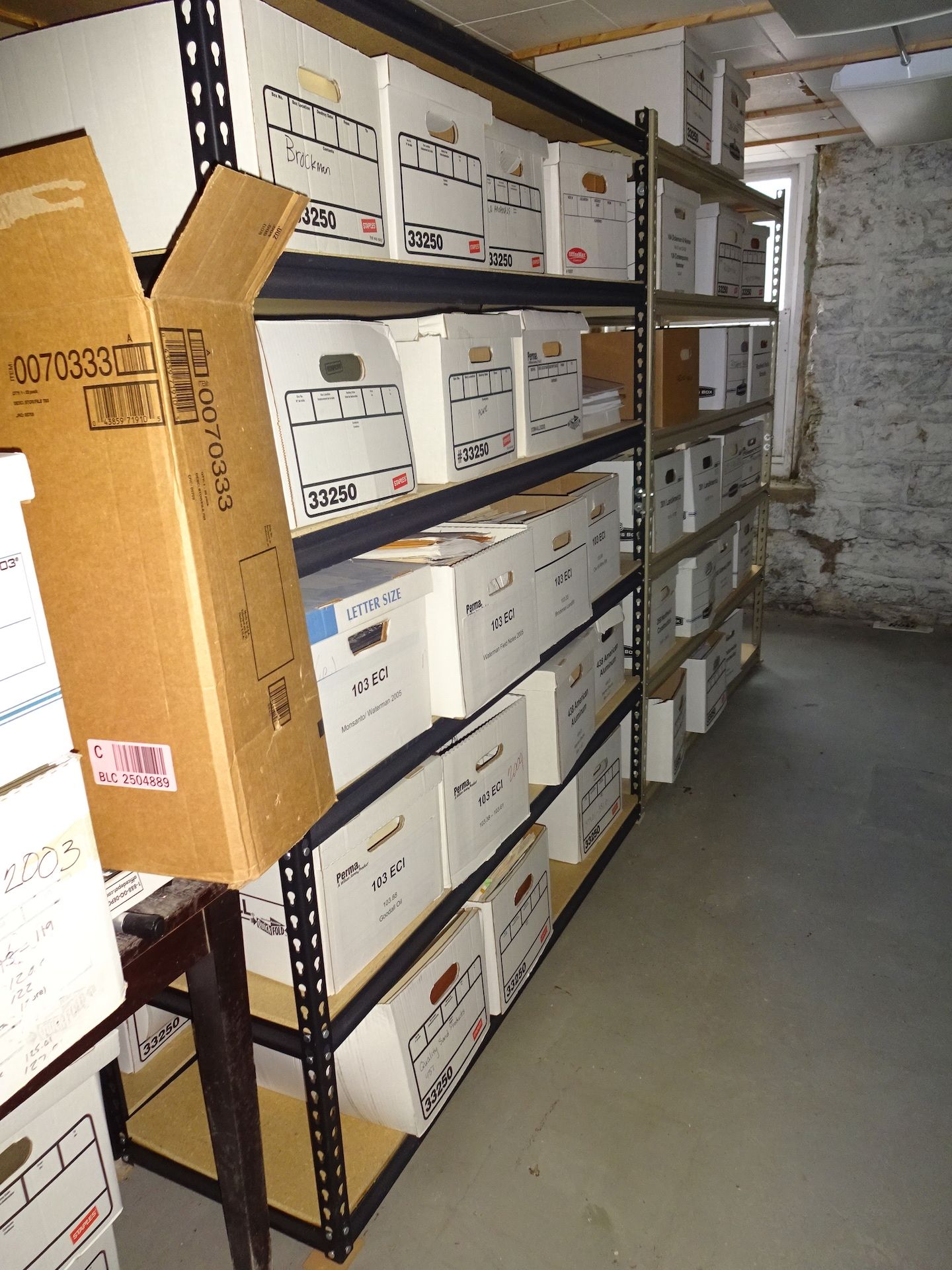 LOT: (9) SECTIONS OF ADJUSTABLE SHELVING (LOCATION - 6TH STREET) - Image 2 of 4