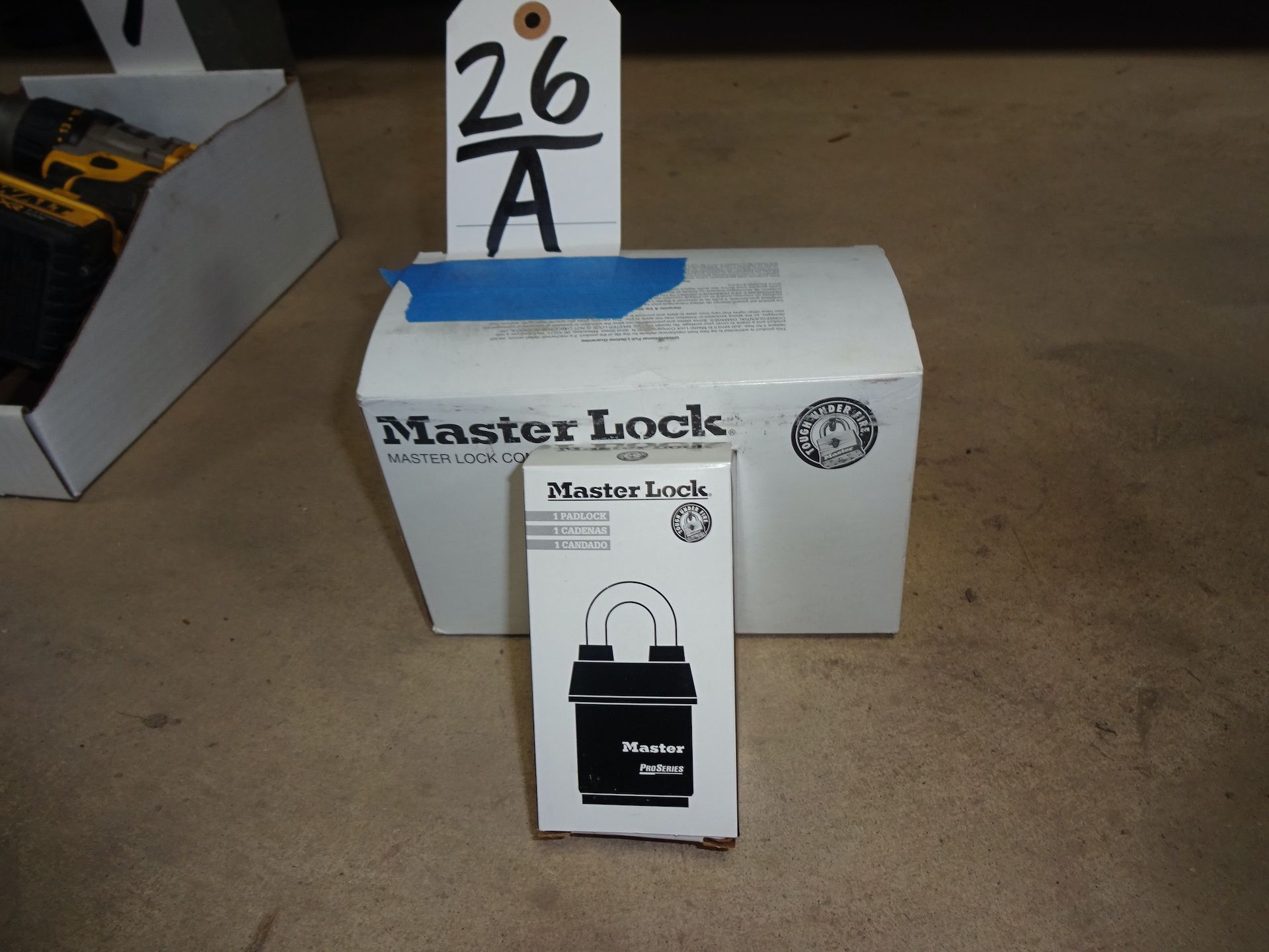 LOT: (5) MASTER LOCK PRO SERIES LOCKS