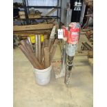 MILWAUKEE 2 IN. DYMODRILL CORE DRILL WITH ATTACHMENTS IN BUCKET