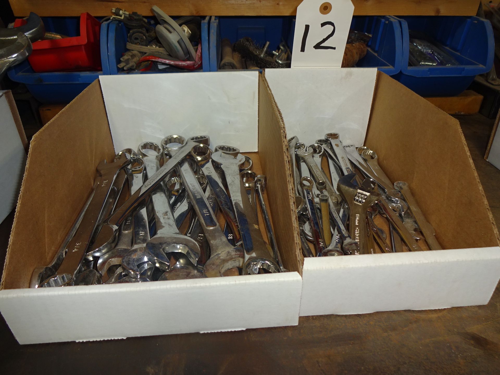OPEN-END WRENCHES IN TWO BOXES