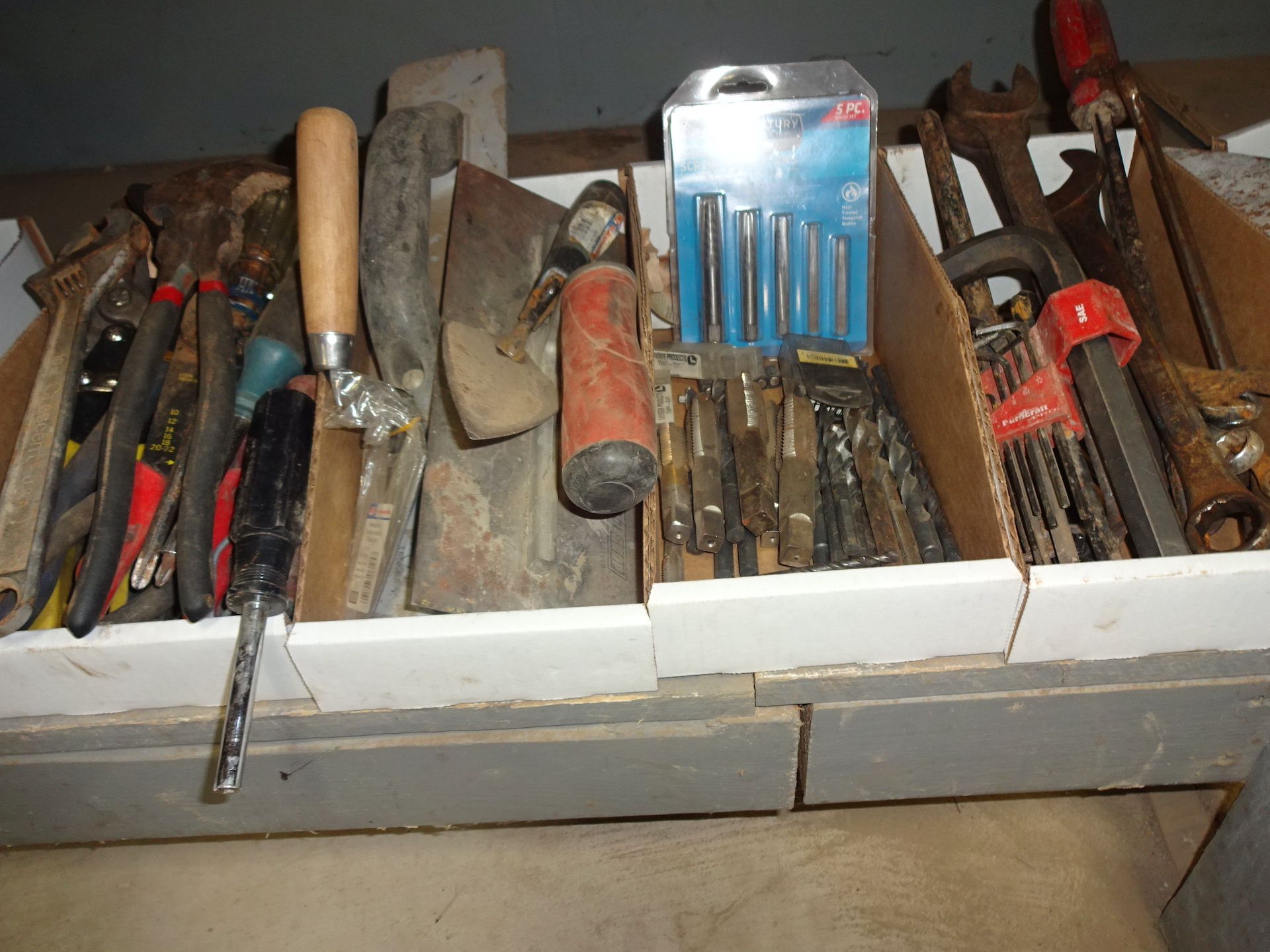 ASSORTED HAND TOOLS INCLUDING PLIERS, SCREWDRIVERS, WRENCHES & TAPE MEASURES - Image 2 of 2