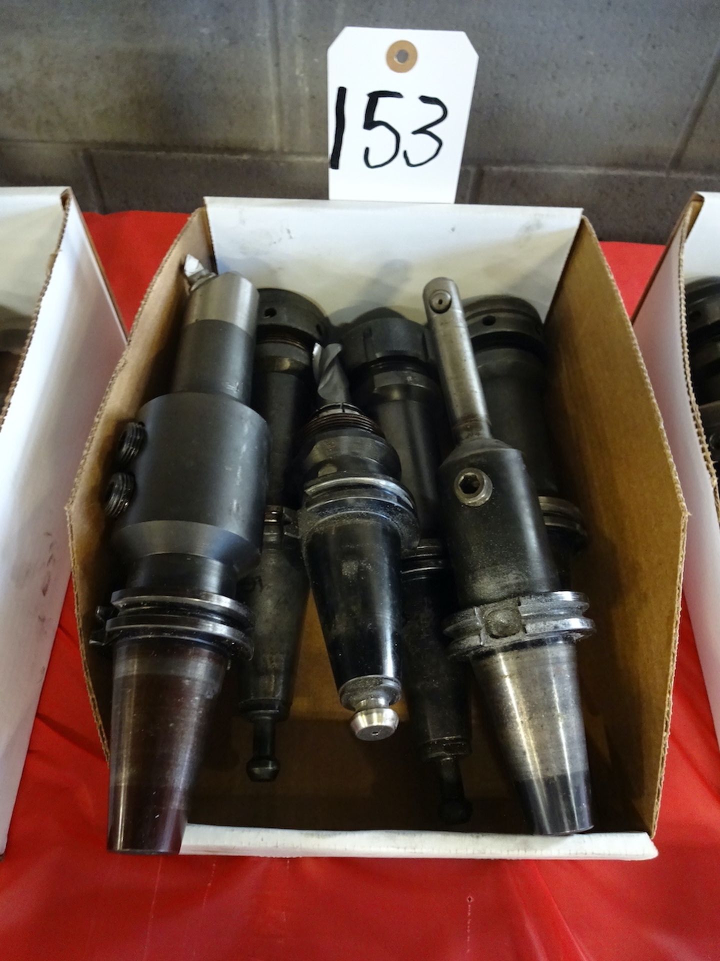 LOT: (6) COMMAND 40 TAPER ASSORTED CNC TOOL HOLDERS