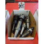 LOT: (6) ASSORTED CNC TOOL HOLDERS