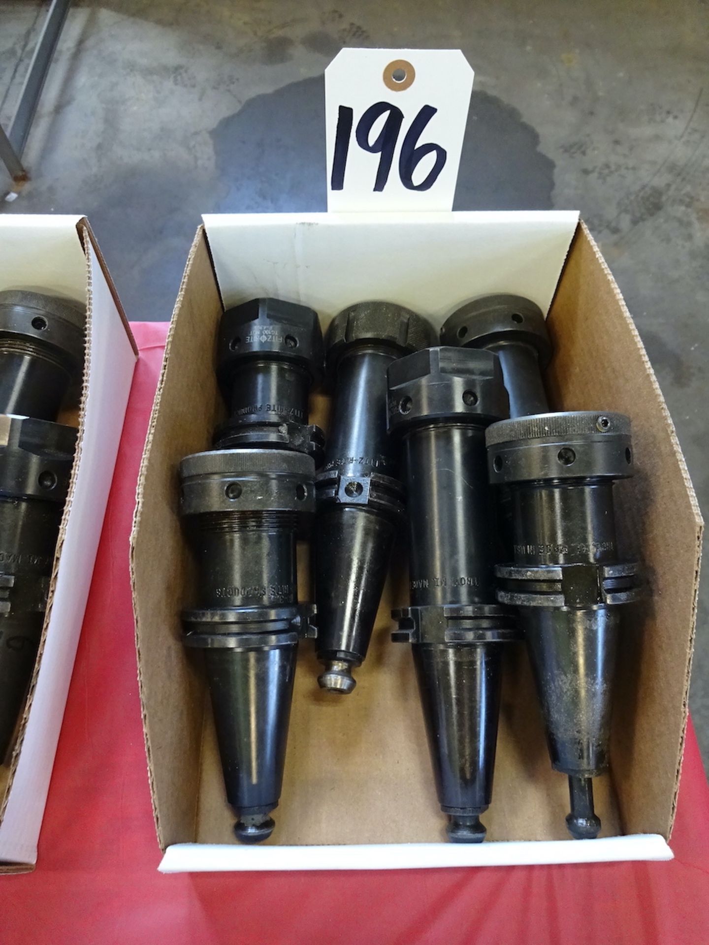 LOT: (6) ASSORTED 40 TAPER FITZ-RITE CNC TOOL HOLDERS