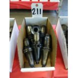 LOT: (6) COMMAND ASSORTED 40 TAPER CNC TAP HOLDERS