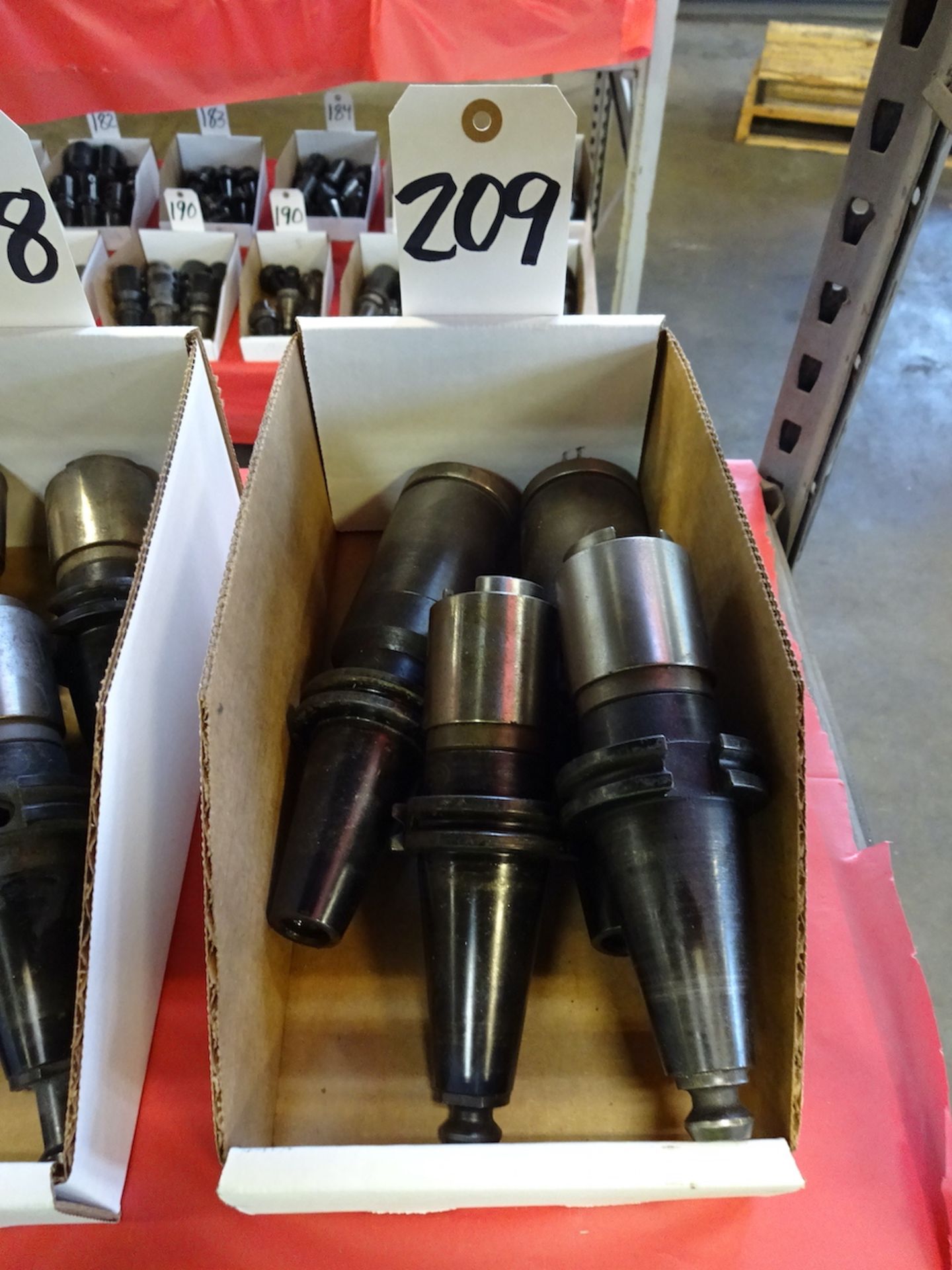 LOT: (4) COMMAND ASSORTED 40 TAPER CNC TAP HOLDERS