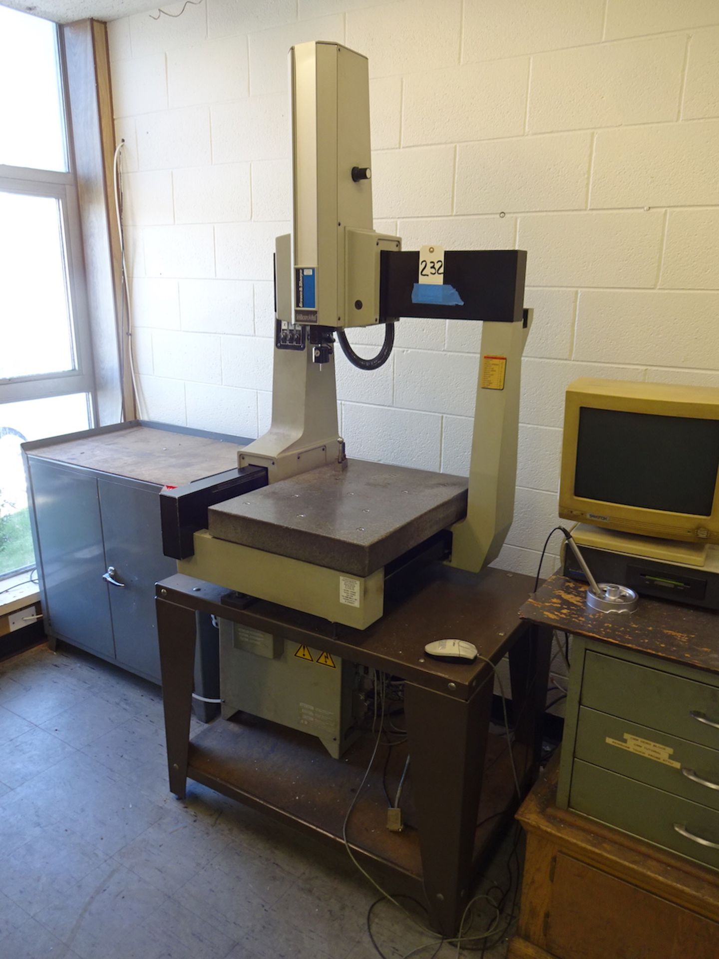 BROWN & SHARPE MODEL 343 MICROVAL COORDINATE MEASURING MACHINE, S/N 110041, 18 X 24 GRANITE - Image 2 of 5