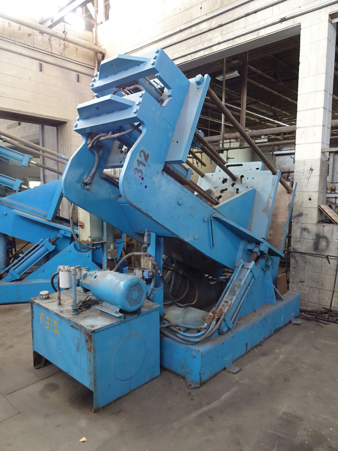 STAHL TILT & POUR PERMANENT MOLD GRAVITY DIE CASTING MACHINE, 42 IN. x 36 IN. (APPROXIMATELY) - Image 3 of 7