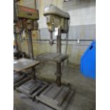 DELTA ROCKWELL 17 IN. MODEL NO. 17-600 FLOOR TYPE DRILL PRESS S/N 1477383 1 HORSEPOWER 208/220/440