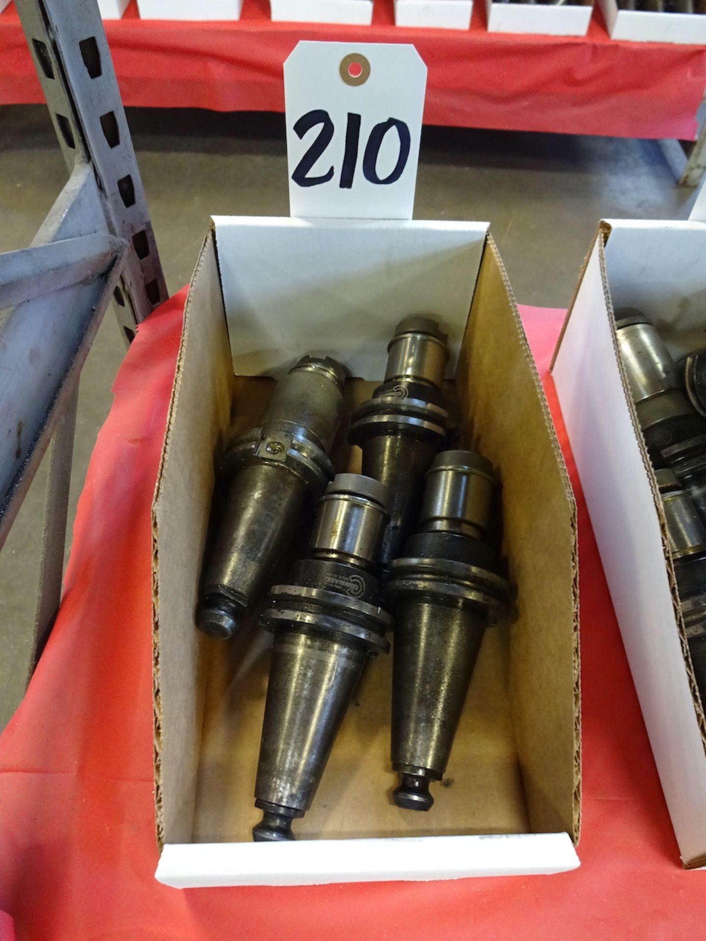 LOT: (4) COMMAND ASSORTED 40 TAPER CNC TAP HOLDERS