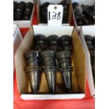 LOT: (6) COMMAND 40 TAPER ASSORTED CNC TOOL HOLDERS