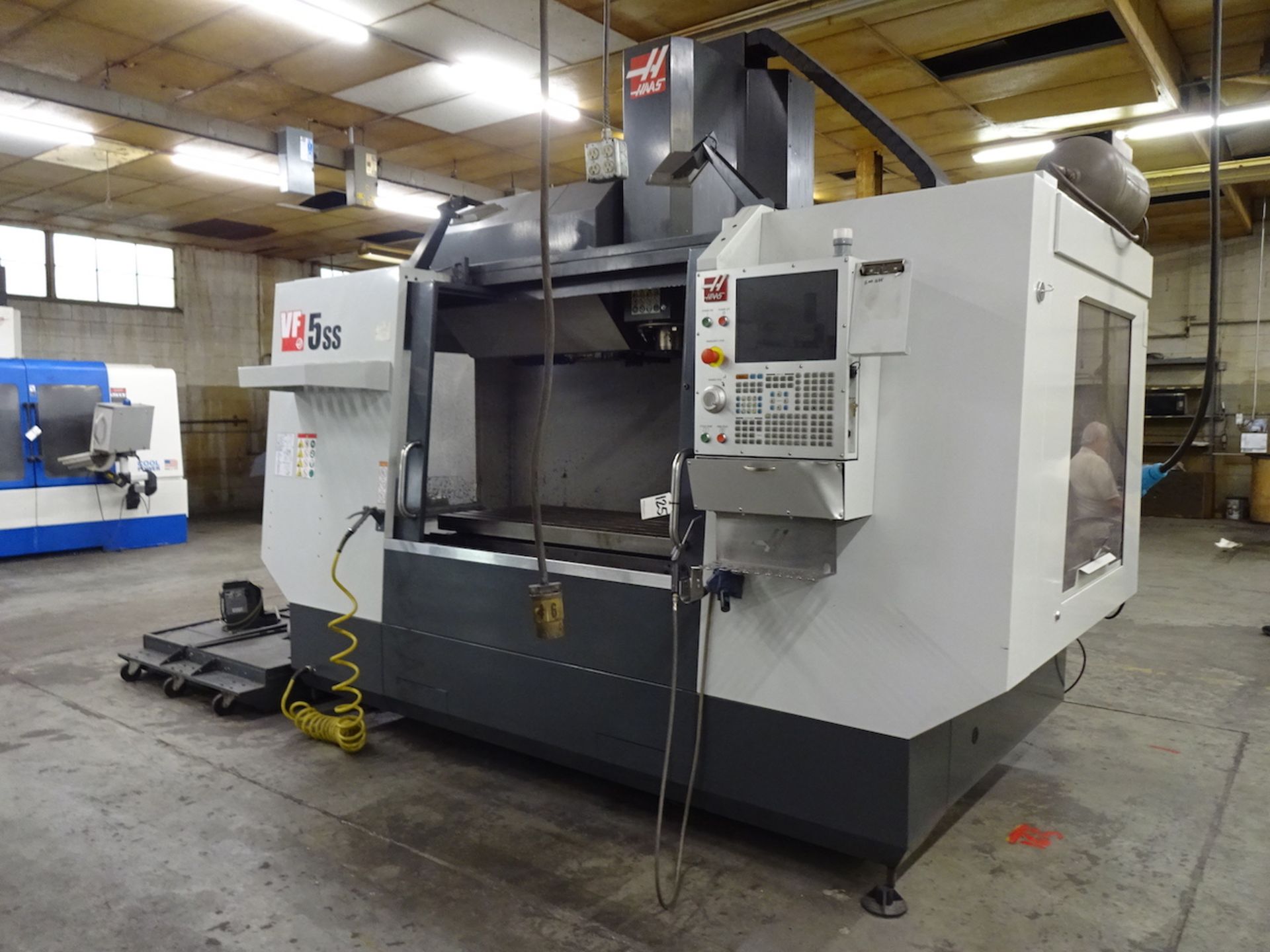 2019 HAAS MODE VF-5SS CNC VERTICAL MACHINING CENTER, S/N 1160103, 30-TOOL SIDEMOUNT ATC, HAAS CNC