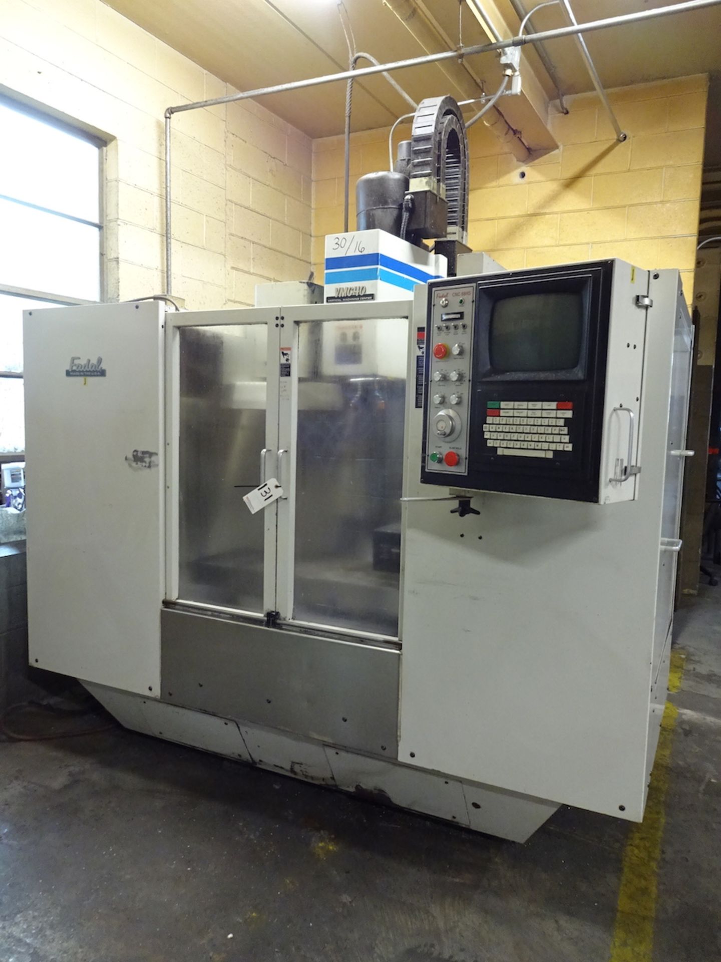 FADAL MODEL VMC 40 CNC VERTICAL MACHINING CENTER, S/N 9404047 (1994), FADAL CNC88HS CNC CONTROL, - Image 21 of 21