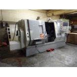 2007 HAAS MODEL TL-25B CNC TURNING CENTER, S/N 3079346, SUB-SPINDLE, LIVE TOOLING, 15 IN. 3-JAW