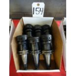 LOT: (6) COMMAND 40 TAPER ASSORTED CNC TOOL HOLDERS