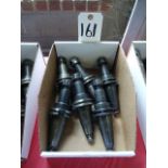 LOT: (6) COMMAND 40 TAPER ASSORTED CNC TOOL HOLDERS