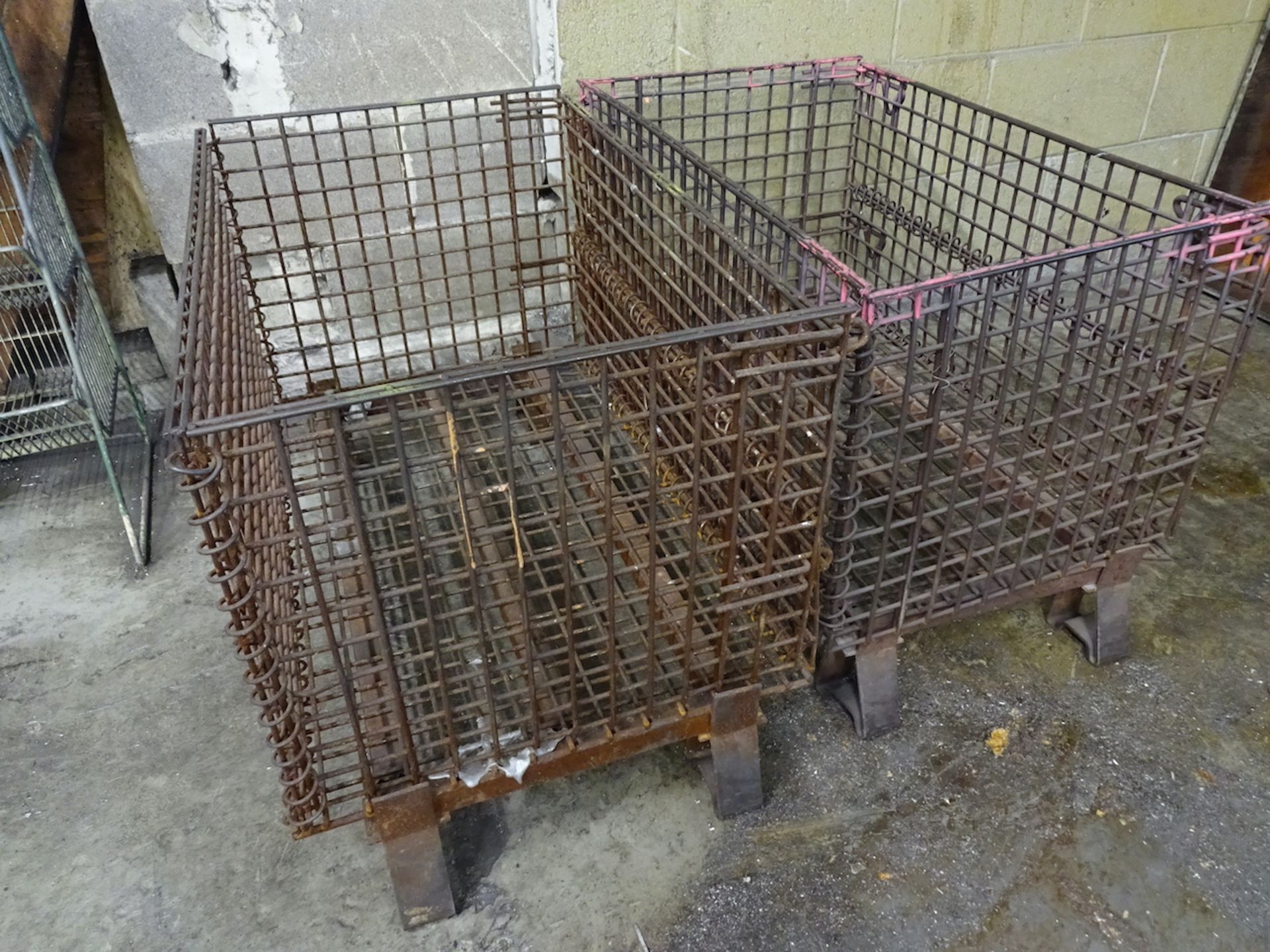 LOT: (10) (APPROXIMATELY) COLLAPSIBLE WIRE BASKETS - Image 2 of 2