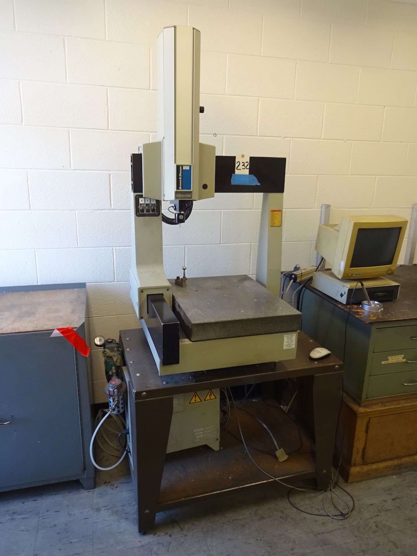 BROWN & SHARPE MODEL 343 MICROVAL COORDINATE MEASURING MACHINE, S/N 110041, 18 X 24 GRANITE