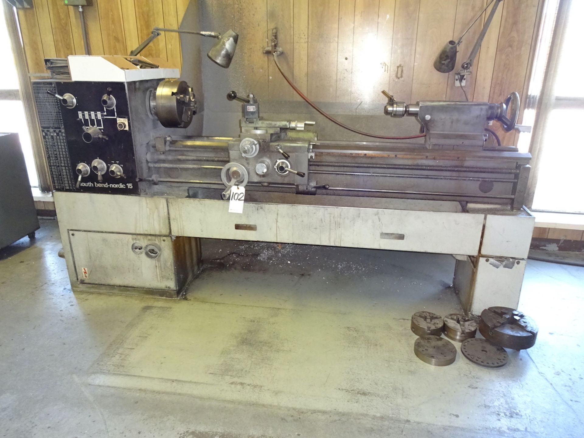 SOUTH BEND 15 IN. X 50 IN. (APPROX.) MODEL NORDIC 15 TOOL ROOM LATHE, S/N DN15770731N62, 40-2000 - Image 10 of 13