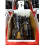 LOT: (6) COMMAND 40 TAPER ASSORTED CNC TOOL HOLDERS