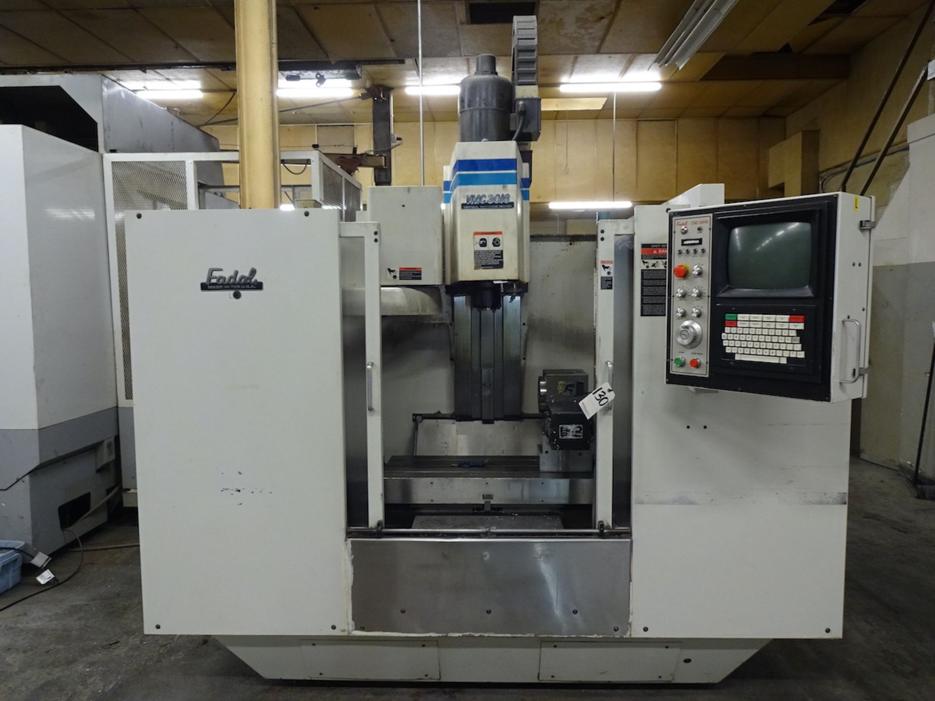 FADAL MODEL VMC 3016 CNC VERTICAL MACHINING CENTER, S/N 9507177 (1995), FADAL CNC88HS CNC CONTROL, - Image 3 of 26