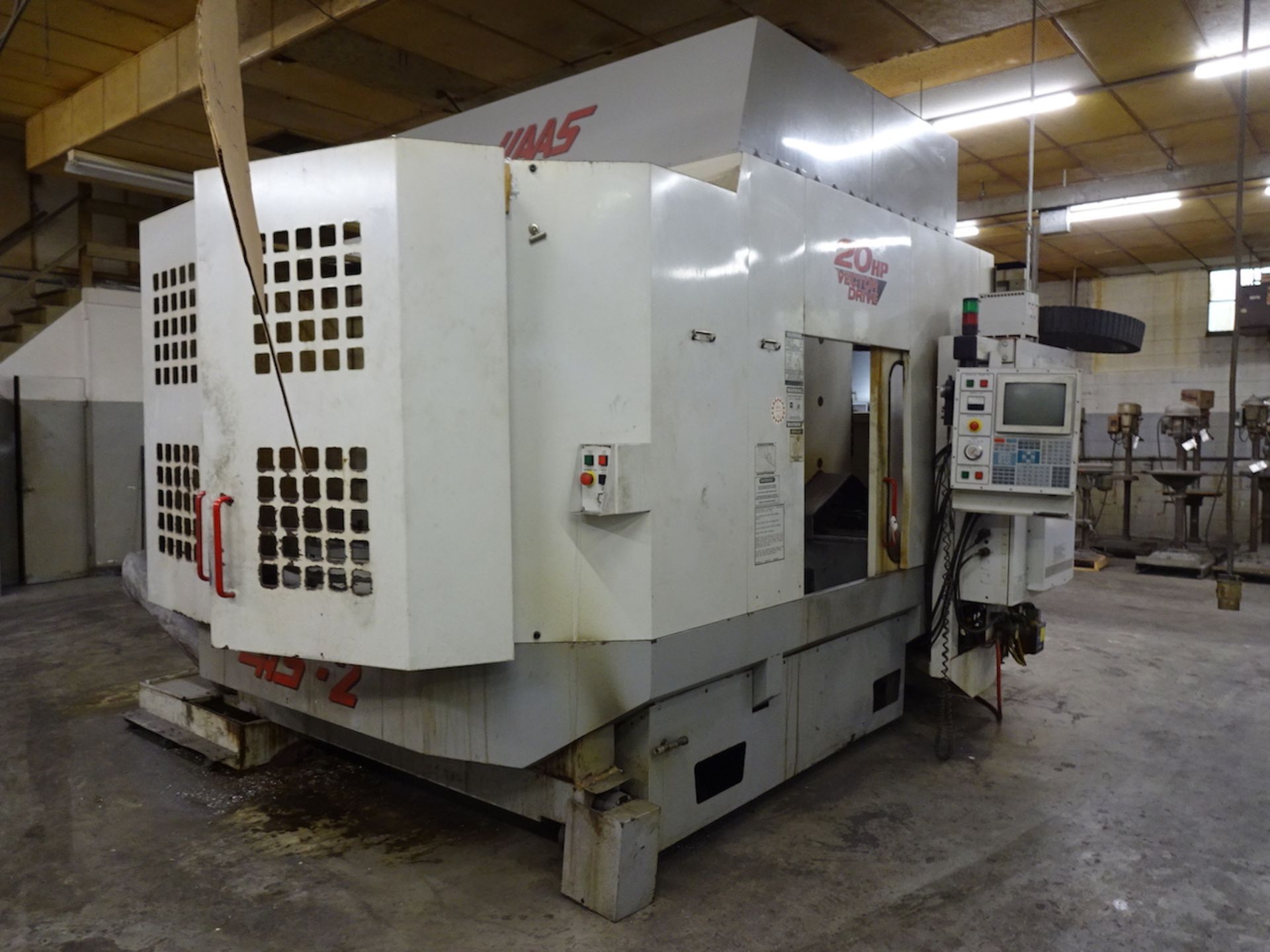 2000 HAAS MODEL HS-2 2-PALLET CNC HORIZONTAL MACHINING CENTER, S/N 50794, 20HP VECTOR DRIVE, HAAS