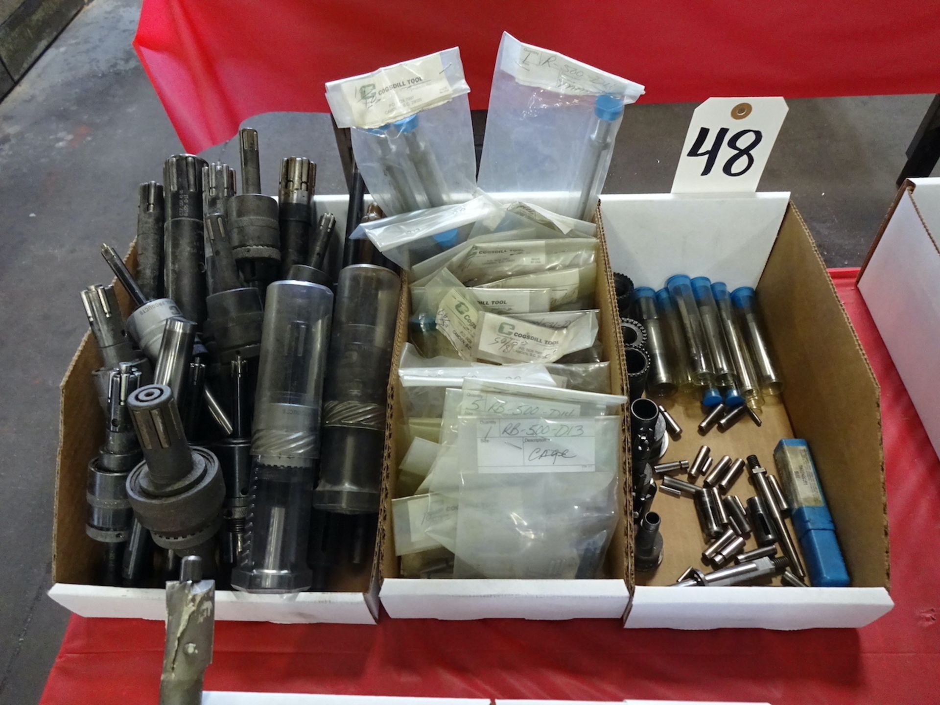 LOT: BURNISHERS & ASSORTED PARTS