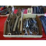 LOT: ASSORTED OPEN END WRENCHES