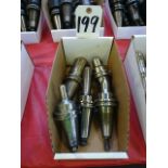 LOT: (5) SYIC 40 TAPER ASSORTED CNC TOOL HOLDERS