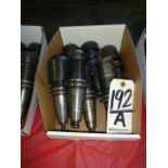 (6) LYNDEX 40 TAPER ASSORTED CNC TOOL HOLDERS