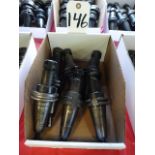 LOT: (6) COMMAND 40 TAPER ASSORTED CNC TOOL HOLDERS