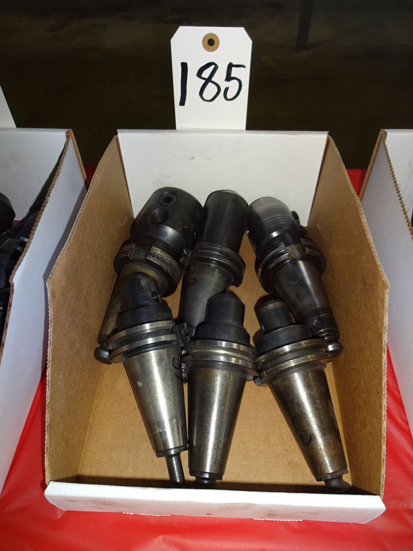 LOT: (6) COMMAND 40 TAPER ASSORTED CNC TOOL HOLDERS